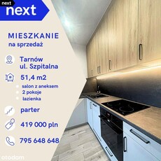 Mieszkanie w centrum 2 pokoje + salon z kuchnią