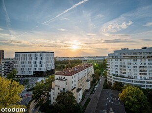 Piękny widok na Centrum! Mokotów 51m2, Taras!