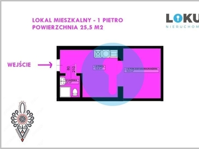 Apartament z widokiem na Giewont - 25,5 m2.