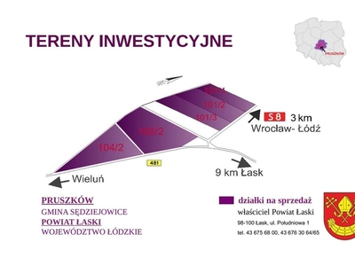 Działka usługowa Pruszków