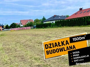 Działka budowlana w atrakcyjnej lokalizacji, 1500m2