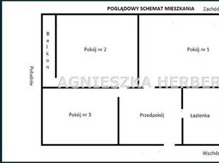 Oferta sprzedaży mieszkania 52m2 3-pokojowe Łódź