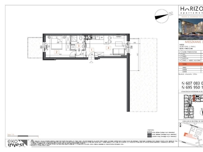 Apartamenty Horizon M3 - 2 pokoje + 2 ogródki