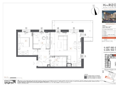 Apartamenty Horizon M4 - 3 pokoje