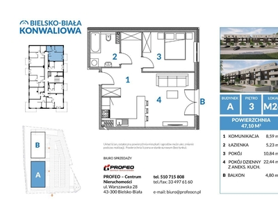 M26.A 2pokojowy APARTAMENT z windą 3-piętro 9800zl