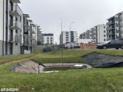 Ogród 94m2, GOTOWE, komórka, parking