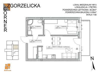 Zgorzelicka Corner M5 | 39,28m²