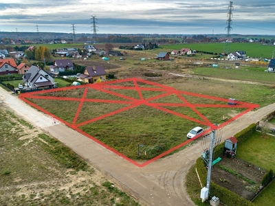 Narożna działka z mediami