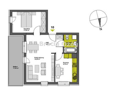 Mieszkanie na sprzedaż 2 pokoje Rzeszów, 50 m2, 2 piętro