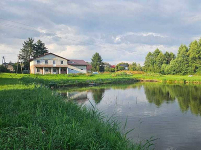 Dom Kraśnik, działka ze stawem, 1,35 ha