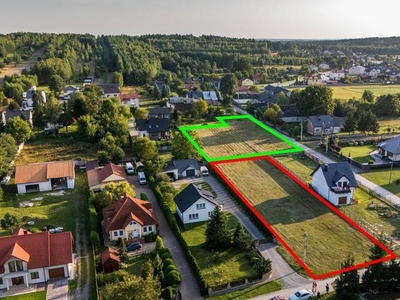 Działka z MPZP 46m x 45m 2070m2 Kranów 8km od Kielc