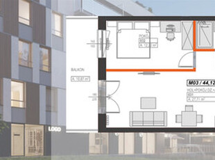 Mieszkanie na sprzedaż, 44 m², 2 pokoje Piotrków Trybunalski